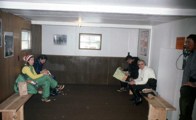 Interior of the Canyon warming hut Picture