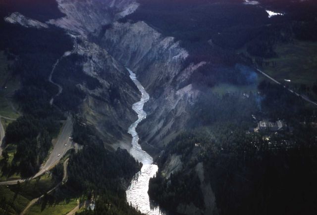 Aerial view of Canyon area Picture