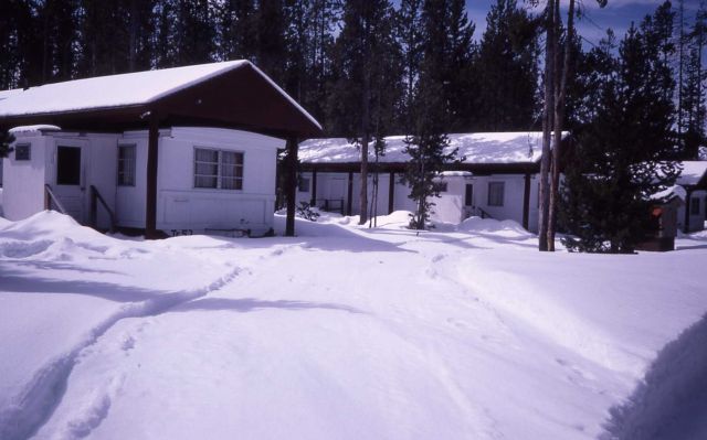 Old Faithful housing trailer 52 in winter Picture