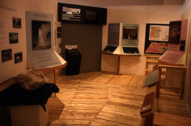Student designed geology exhibit at the Canyon Visitor Center Picture