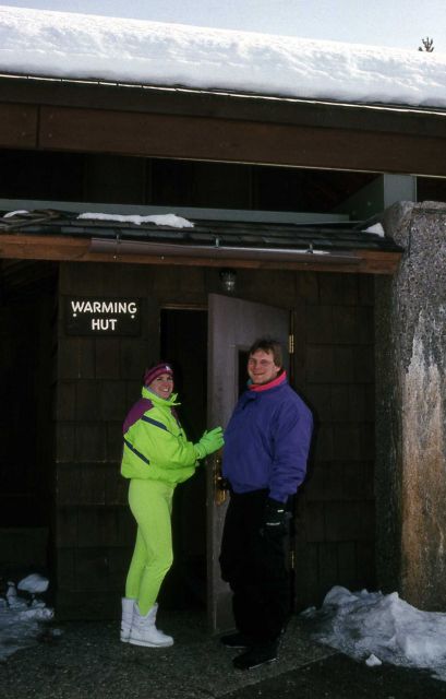 Old Faithful warming hut Picture