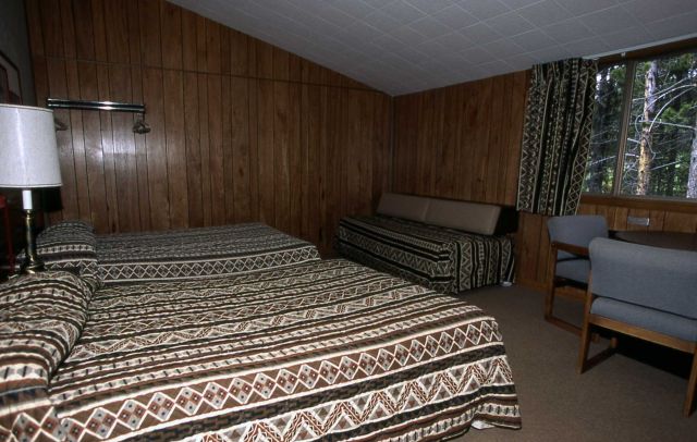 Interior of cabin at Canyon Village Picture