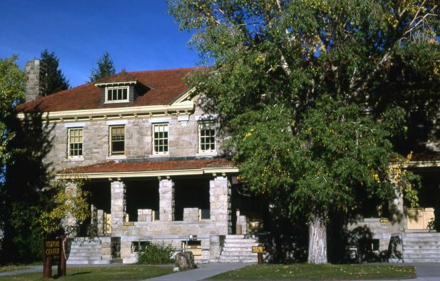 Albright Visitor Center at Mammoth Hot Springs Picture