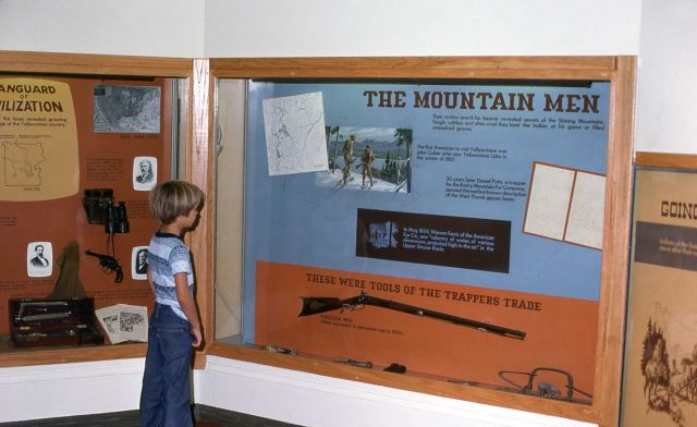 Exhibits in the Albright Visitor Center at Mammoth Hot Springs Picture