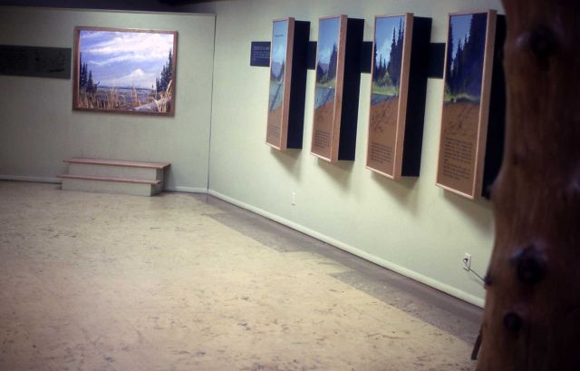 Interior of the Fishing Bridge Visitor Center Picture