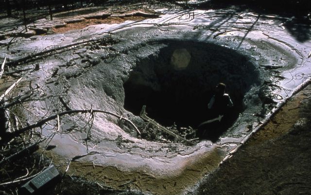 Cistern Spring - a person inside for perspective Picture