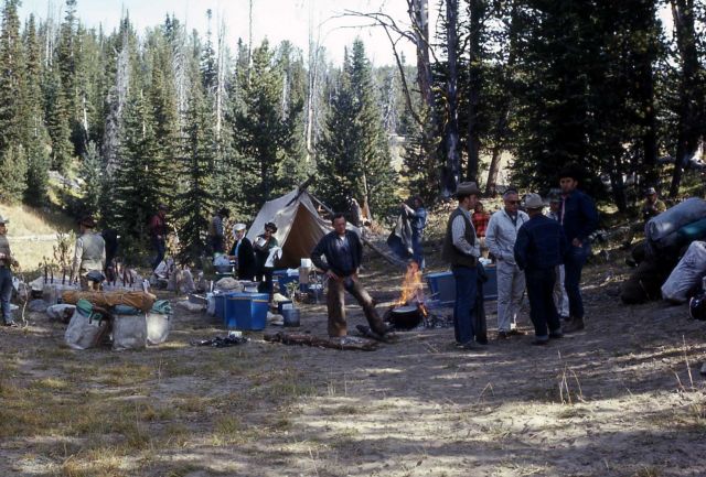 Backcountry camp at High Lake Picture