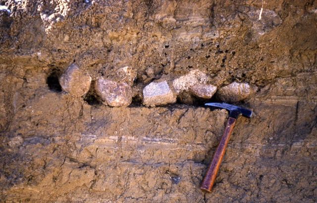 Rigler site firepit on Yellowstone River - History - Indians Picture