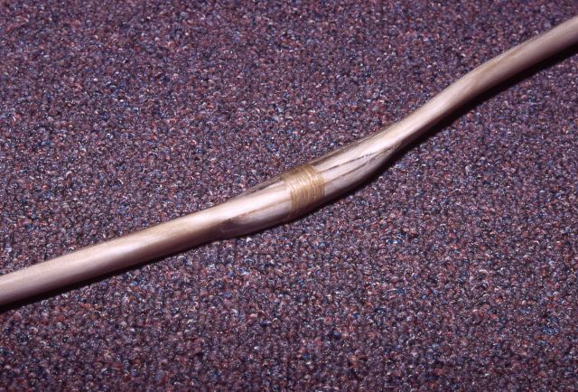 Two pieces of horn attached with rawhide Picture