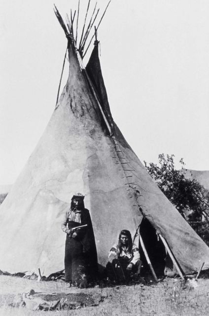 Nez Perce camp - History - Indians Picture
