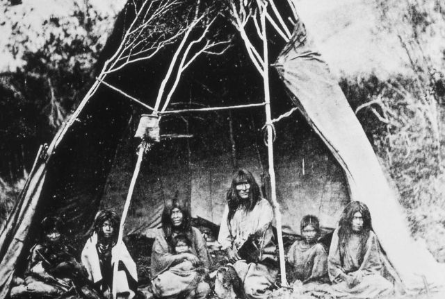 Jackson photo of Shoshone Indians Picture