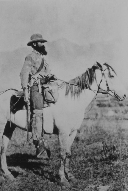 NP Langford on a horse Picture
