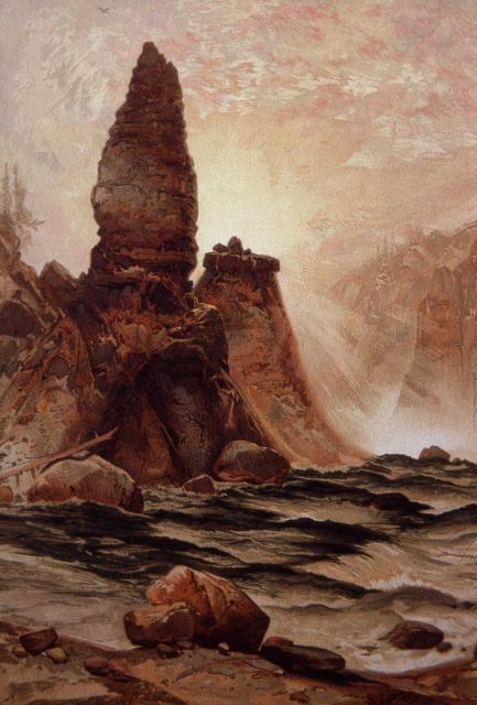 The Towers of Tower Falls Picture