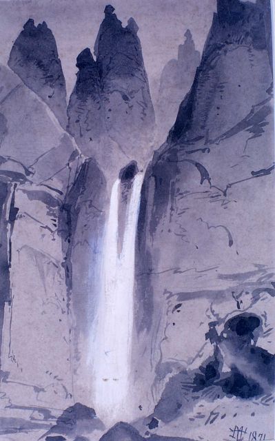 Tower Falls field sketch - YELL 8523 Picture