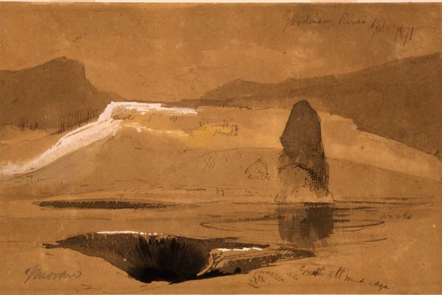 Gardiner River - Liberty Cap - YELL 8526 Picture