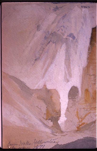 Canyon Walls - Yellowstone - YELL 8538 Picture