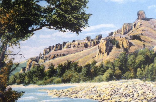 Postcard of the Shoshone River Picture