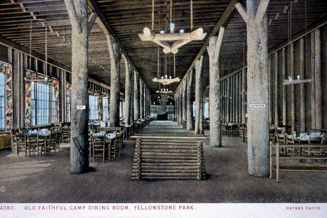 Postcard 4080 - Old Faithful Camp Dining Room Picture