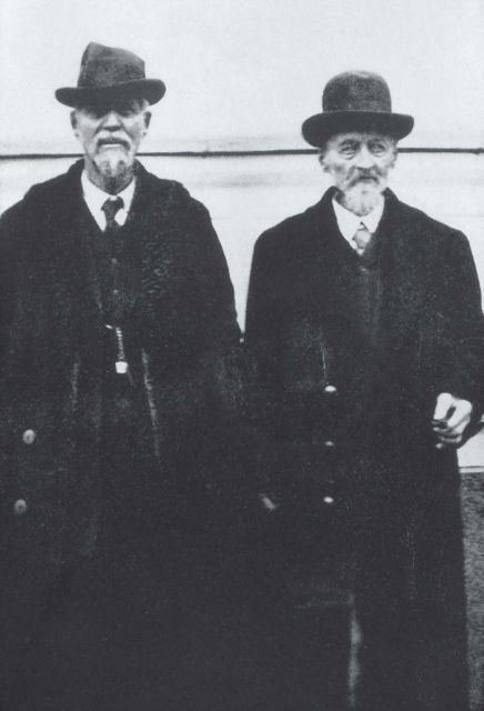 Portrait of CW Cook & William Peterson Picture