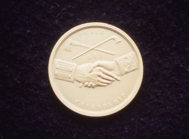 Brass Jefferson Medal (replica) given to Indians by Lewis & Clark Picture