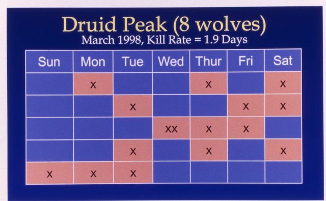 Druid Peak wolf pack map Picture