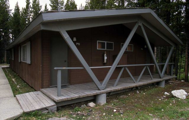 Exterior of a cabin in Canyon Village Picture