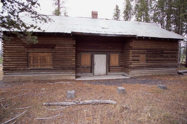 Haynes Photo Shop, built 1897, moved about 1935 adjacent to Grand Loop Road in the Old Faithful area Picture