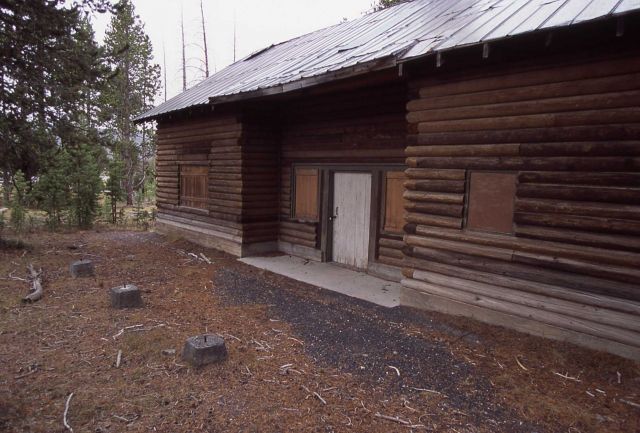 Haynes Photo Shop, built 1897, moved about 1935 adjacent to Grand Loop Road in the Old Faithful area Picture