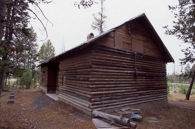 Haynes Photo Shop, built 1897, moved about 1935 adjacent to Grand Loop Road in the Old Faithful area Picture
