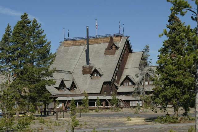 Old Faithful Inn south side exterior Picture