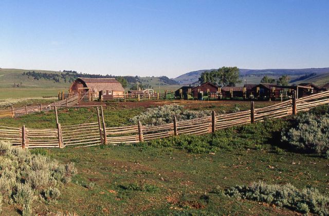 National Park Service corral, barn & new cabin area Picture