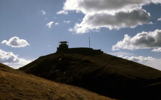Fire lookout on Mt Washburn Picture