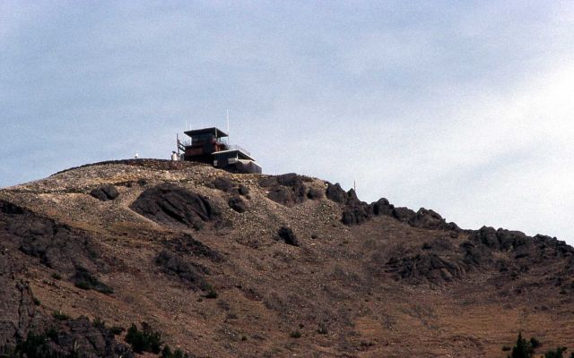 Mt Washburn fire lookout Picture