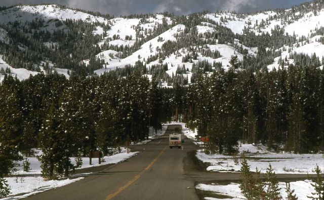 Fourway stop at Canyon Junction Picture