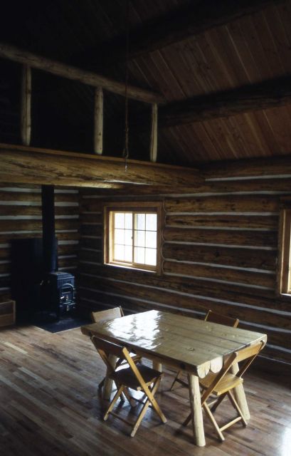 Interior of the new Sportsman Lake patrol cabin Picture