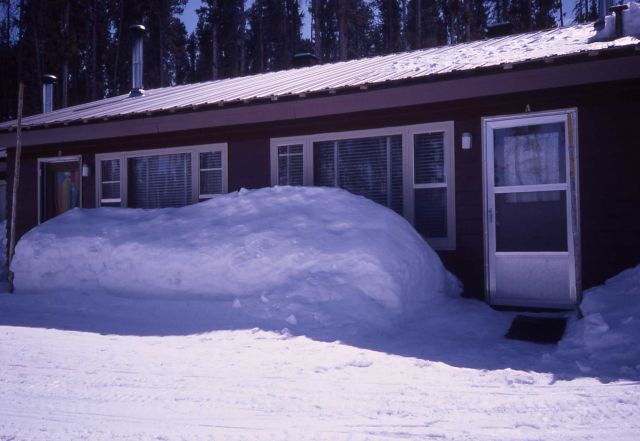 Grant Village housing in the winter Picture