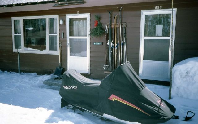 Grant Village housing in the winter Picture