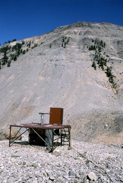 Avalanche gun platform on Sylvan Pass Picture