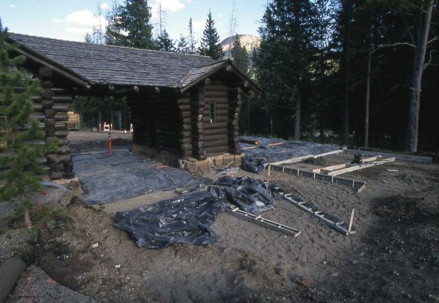Repaving at the northeast entrance station Picture