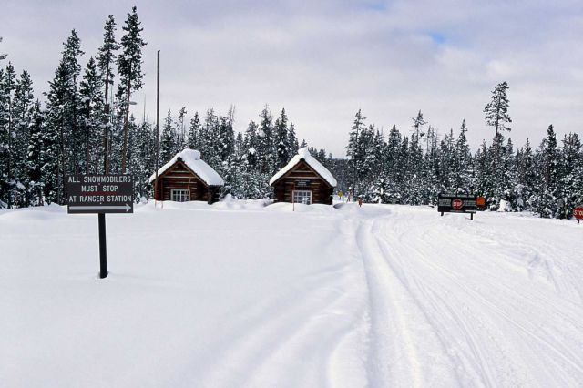 South entrance station in the winter Picture
