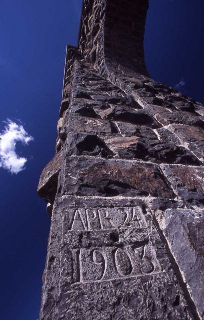 Roosevelt Arch cornerstone - April 24, 1903 Picture