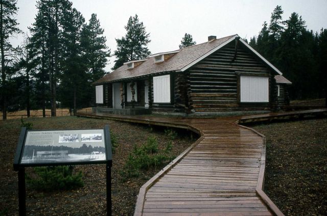 Museum of the National Park Ranger, wayside exhibit & boardwalk at Norris Picture