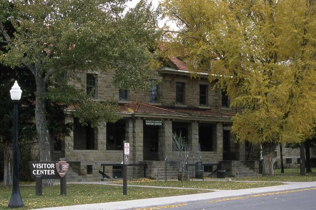 Albright Visitor Center at Mammoth Hot Springs Picture