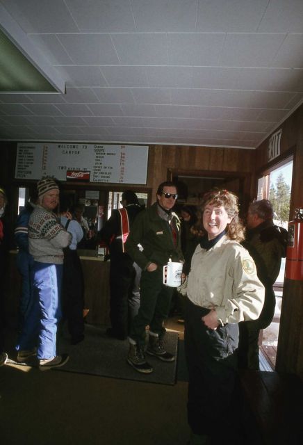 Interior of Canyon Warming Hut Picture