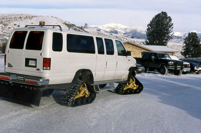 Mattrack van used by National Park Service staff Picture