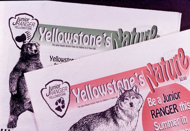 Both copies of the Junior Ranger activity paper Picture