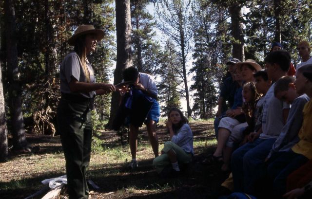 Guida Veronda leading an interpretive walk Picture