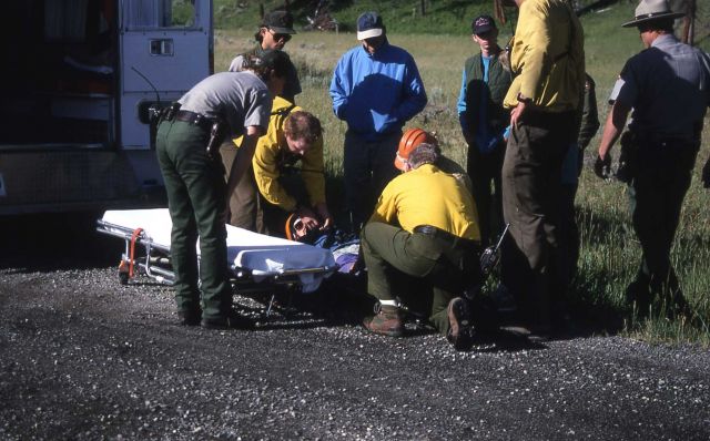 A rescue at Pebble Creek campground near the Thunderer Picture