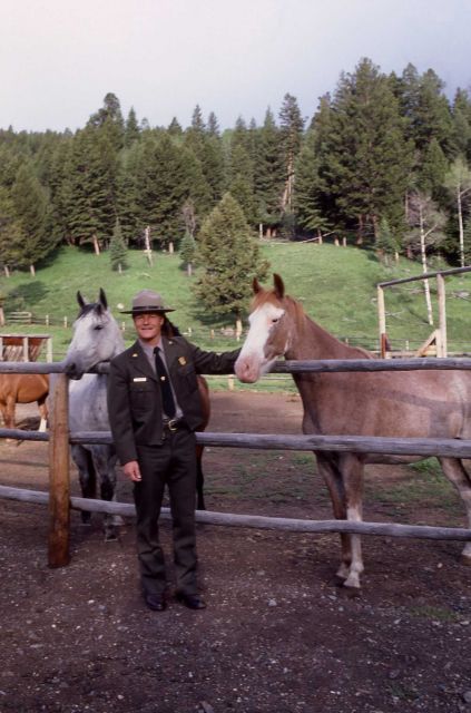 Randy King with ranger horses, Elvis & ? Picture