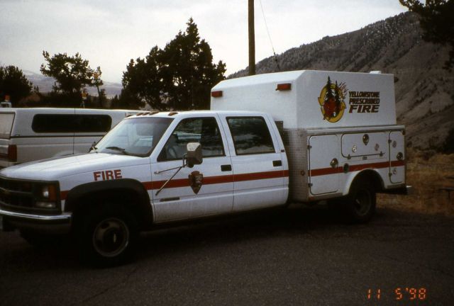 Prescribed burn fire truck Picture
